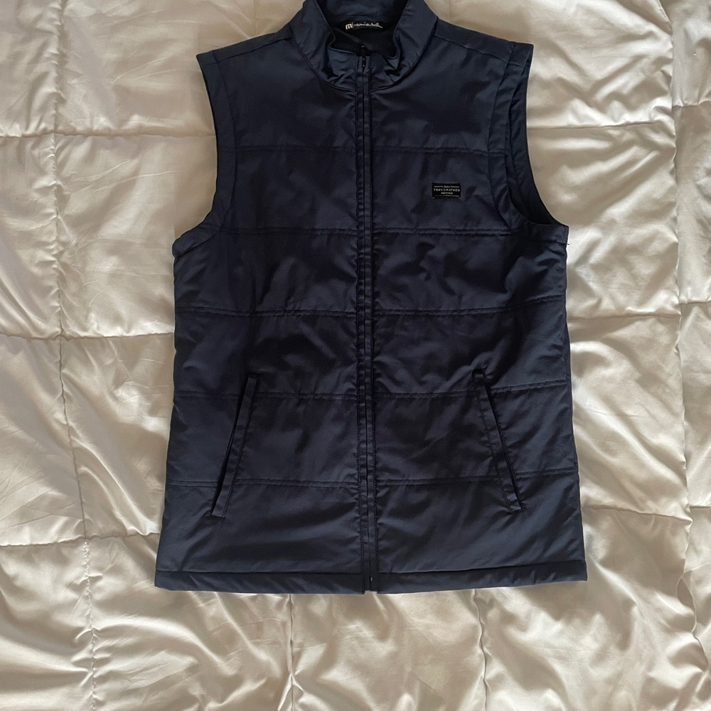 travis Matthew Navy Puffer Vest